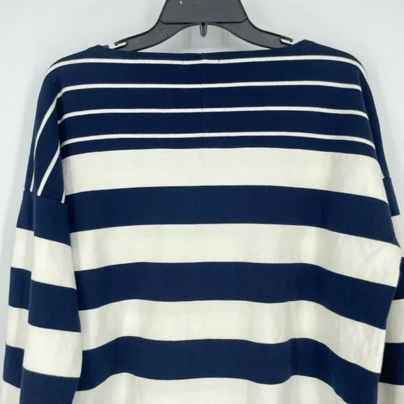 J. Crew Navy and White Striped Sweater - Picture 7 of 7